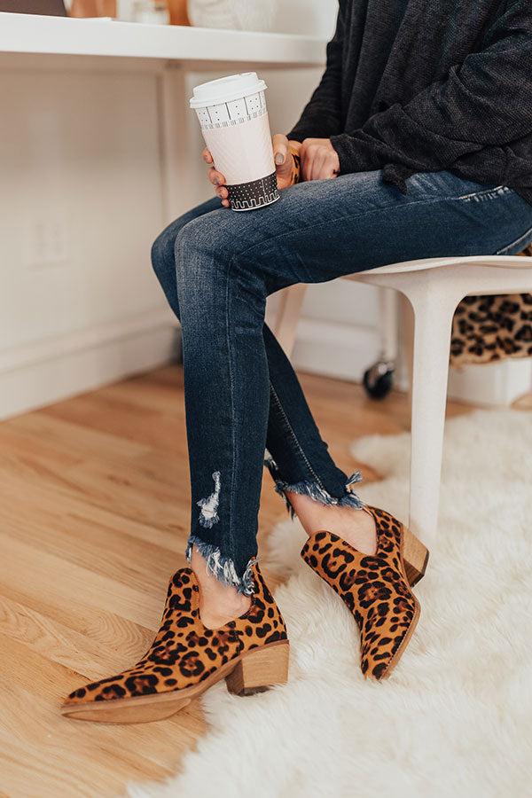 Impressions The Middleton Faux Suede Leopard Bootie