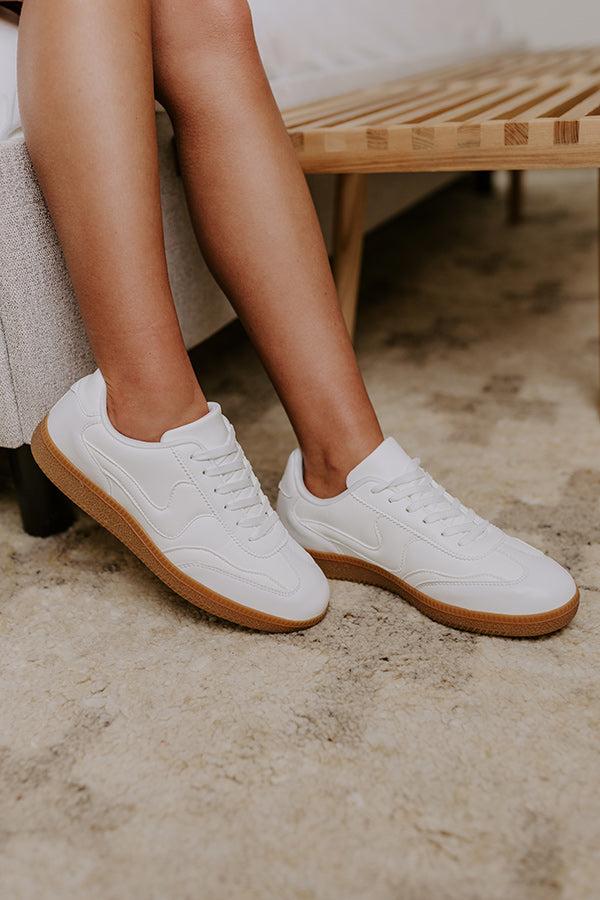 Impressions The Miley Faux Leather Sneaker In White
