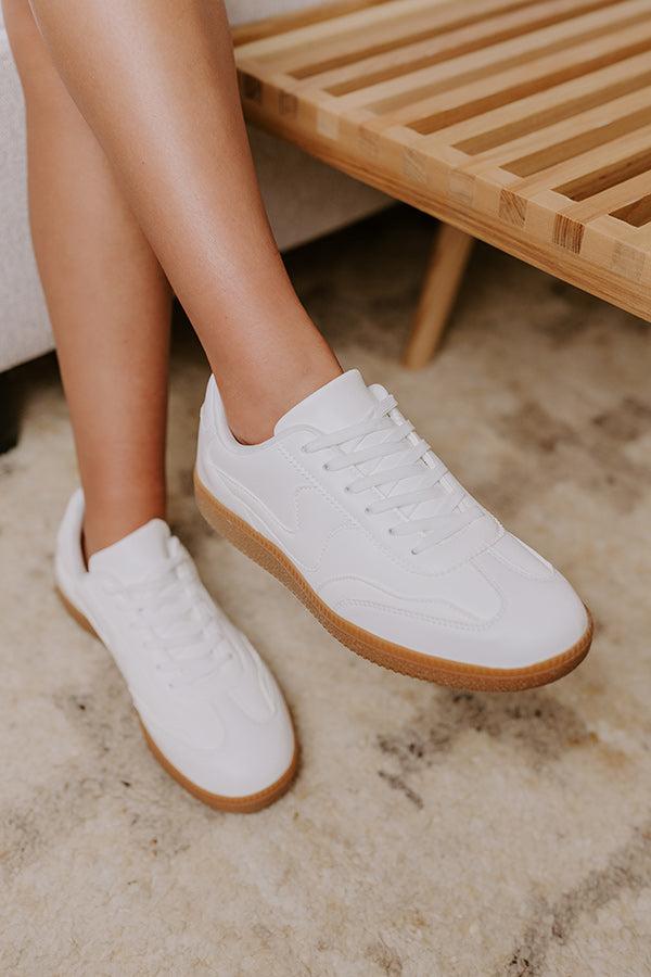 Impressions The Miley Faux Leather Sneaker In White