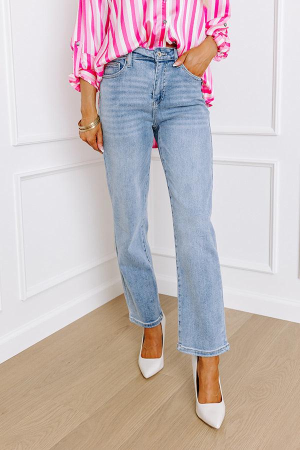 Impressions The Naomi High Waist Relaxed Straight Leg Jean
