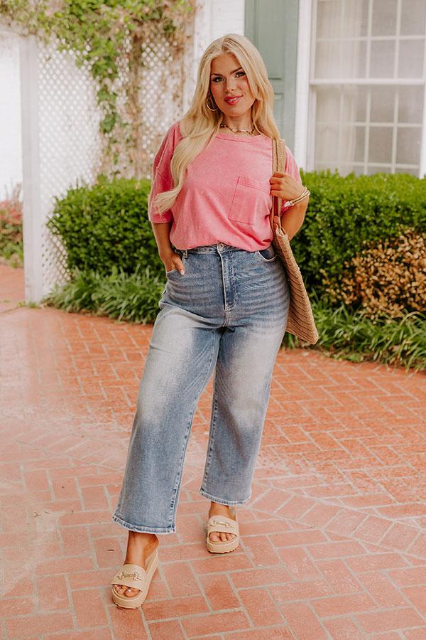 Impressions The Naomi High Waist Relaxed Straight Leg Jean Curves