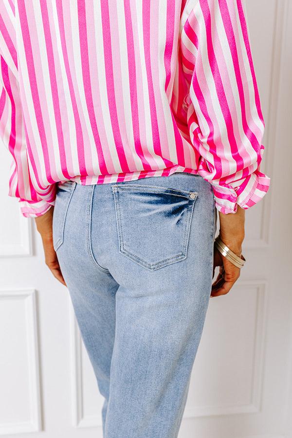 Impressions The Naomi High Waist Relaxed Straight Leg Jean