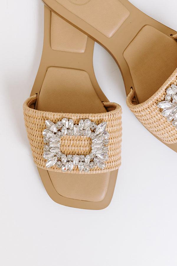 Impressions The Natalie Raffia Woven Sandal In Natural