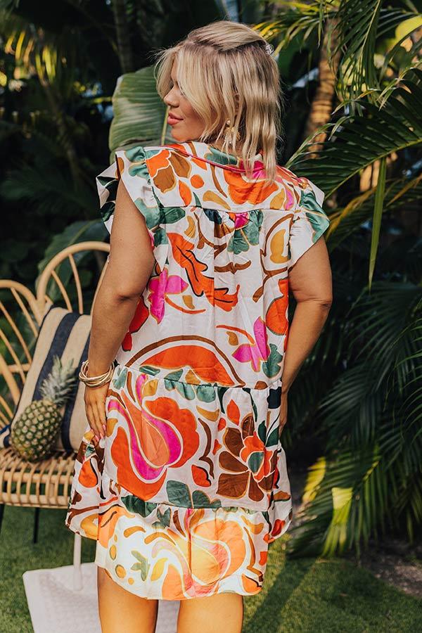 Impressions The Next Chapter Shift Dress In Cream Curves