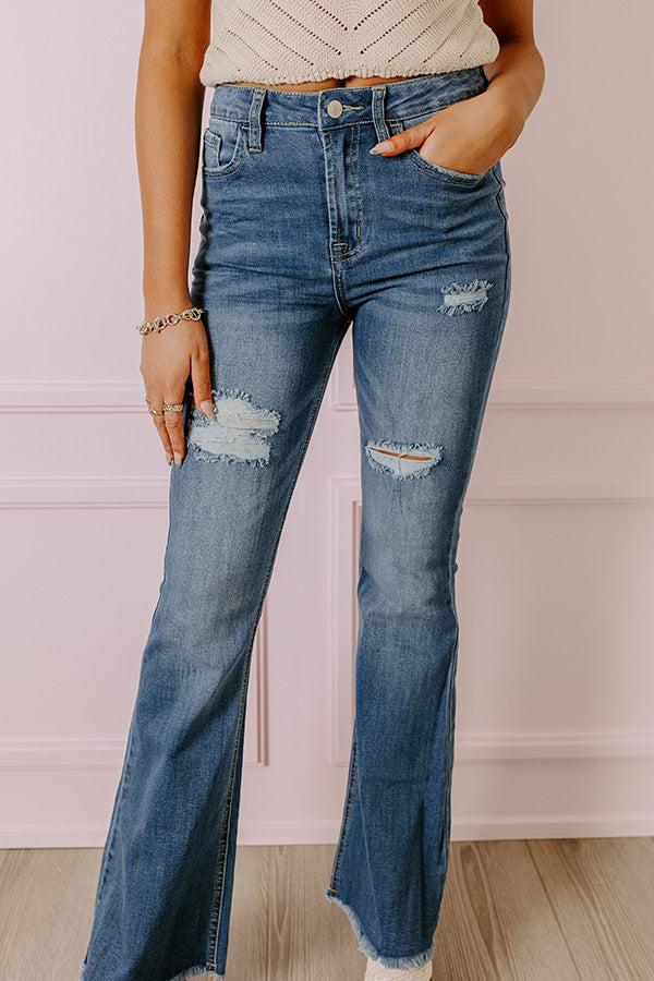 Impressions The Patisserie High Waist Distressed Flare