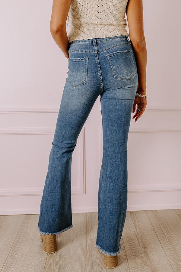 Impressions The Patisserie High Waist Distressed Flare
