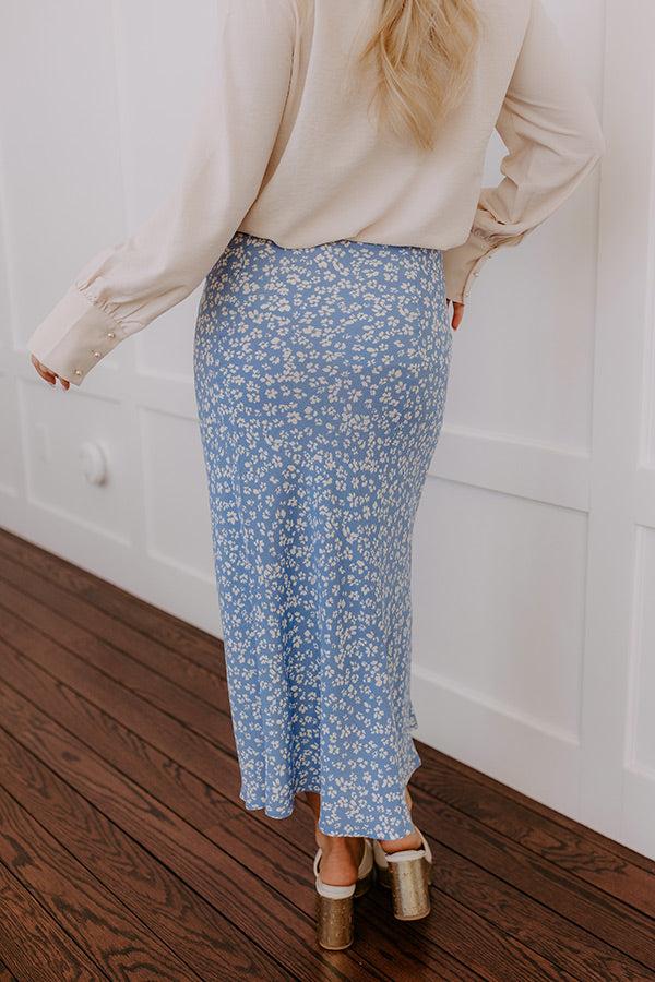 Impressions The Penelope High Waist Floral Midi Skirt