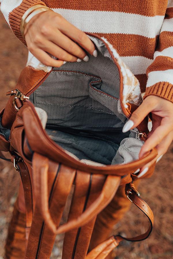 Impressions The Stevie Faux Leather Houndstooth Backpack