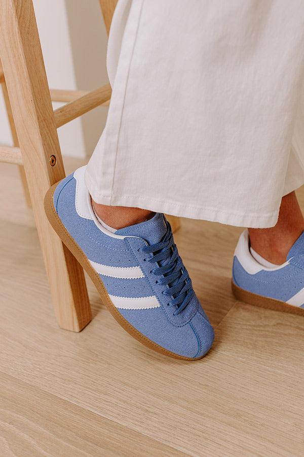 Impressions The Sutton Faux Suede Sneaker In Airy Blue