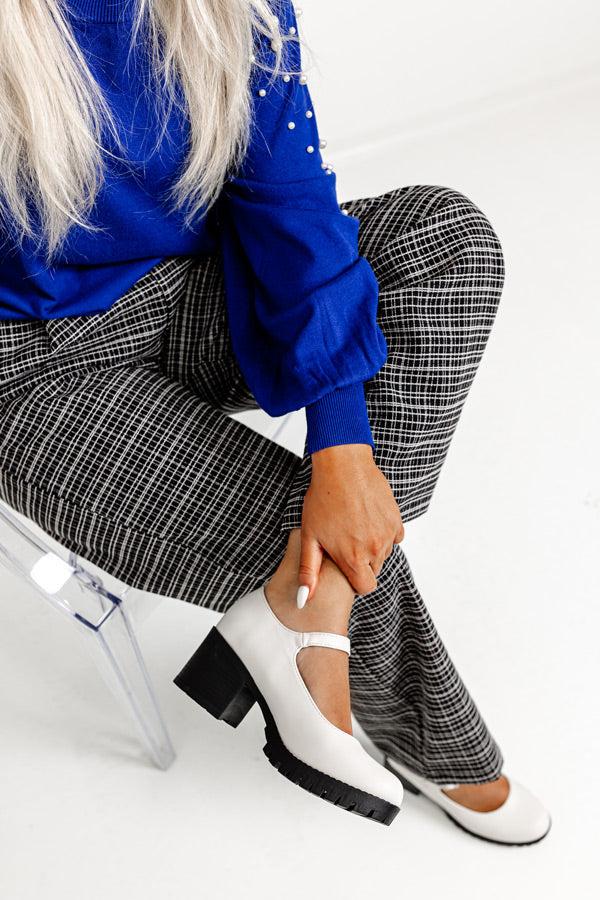 Impressions The Tiffany Faux Leather Mary Jane In Ivory