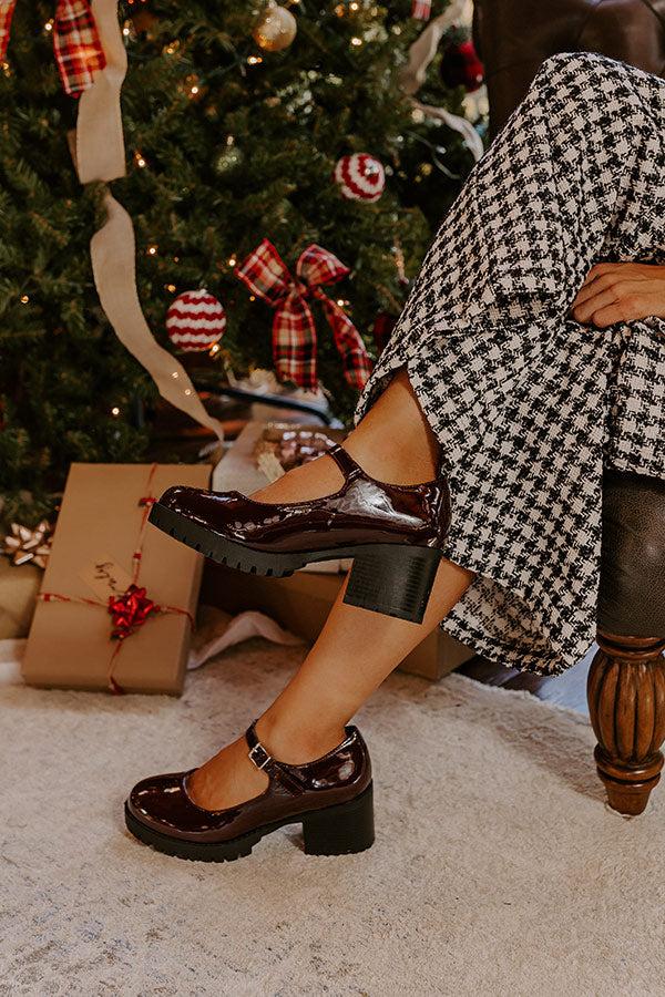 Impressions The Tiffany Patent Mary Jane In Windsor Wine