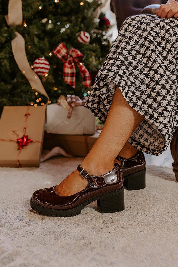 Impressions The Tiffany Patent Mary Jane In Windsor Wine