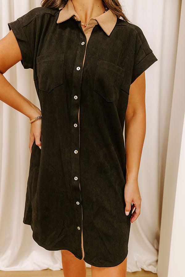 Impressions Tribeca Twilight Button Down Mini Dress