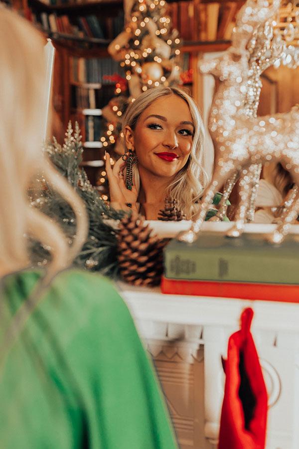 Impressions Tried And True Love Earrings In Emerald