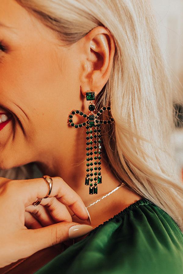 Impressions Tried And True Love Earrings In Emerald