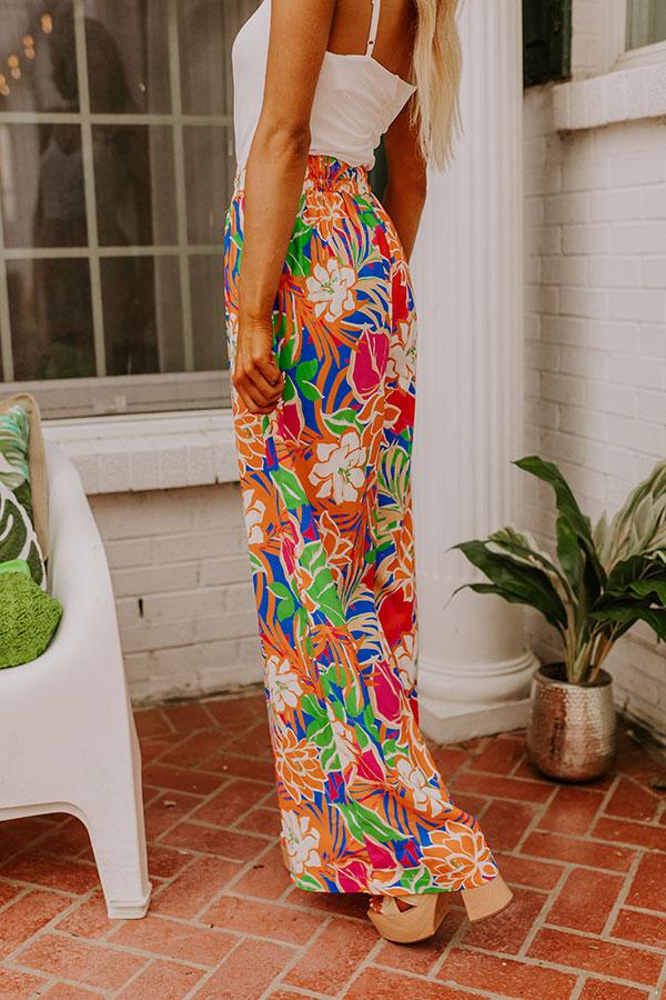 Impressions Trip To Paradise High Waist Floral Pants