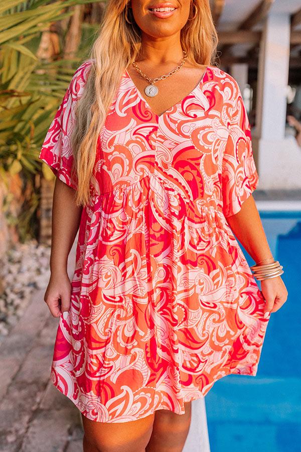 Impressions Try To Resist Babydoll Dress In Calypso Curves