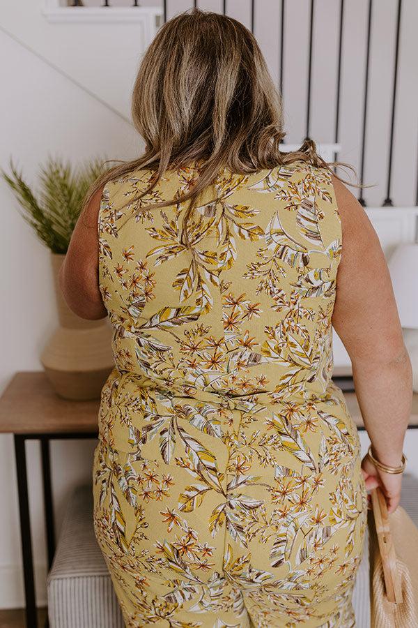 Impressions Vacay Bound Linen-Blend Vest Top Curves