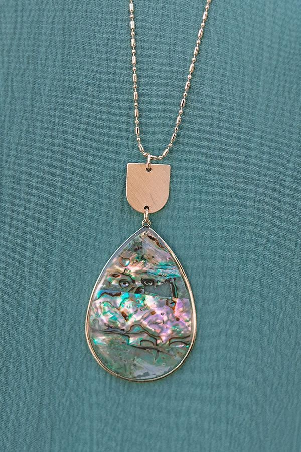 Impressions Wisteria Avenue Necklace In Abalone Shell